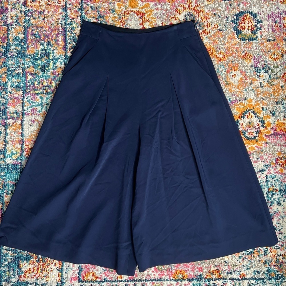 Rebecca‎ Taylor Cady navy blue culottes 6 - Picture 14 of 15